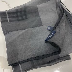 Burberry silk scarf